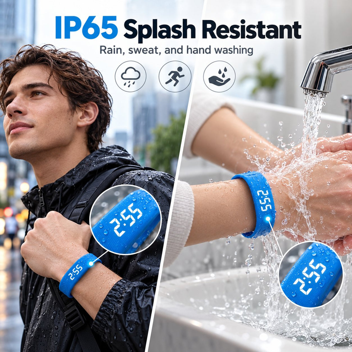 Portable Wrist Activity Tracker and Step Counter - image 4