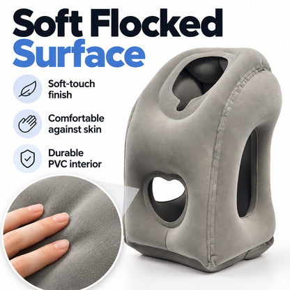 ✈️😴 Inflatable Travel Pillow — Sleep Comfortably Anywhere!