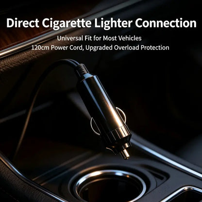 12V Portable Car Heater - 12V Power, Adjustable Defogging Windshield Demister⚡