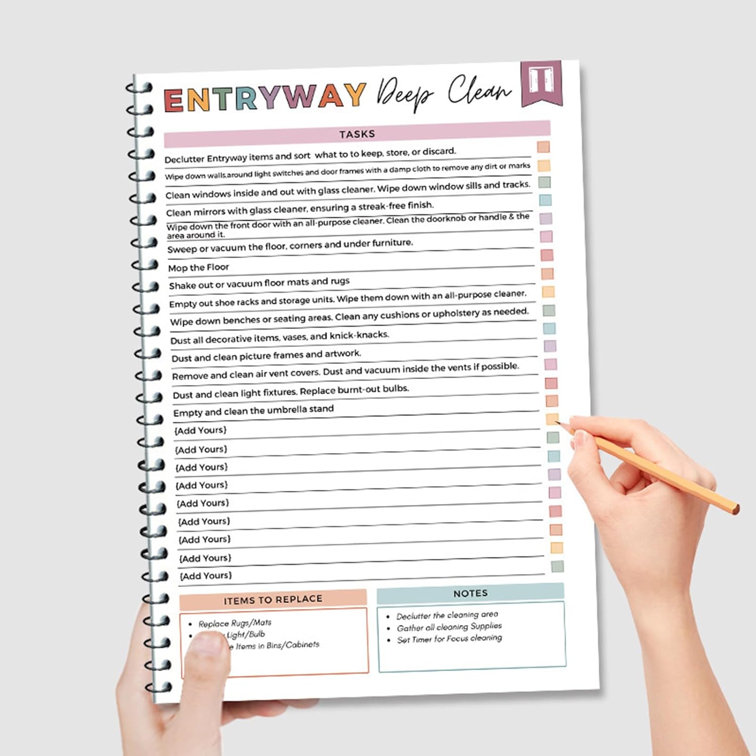 ⏰ADHD Cleaning & Organizing Toolkit - Chore Planner✔