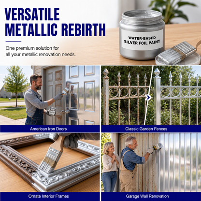 Water Based Metallic Silver Outdoor Anti Rust for Metal Renovation