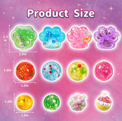 12pcs Customizable Squishy Toys