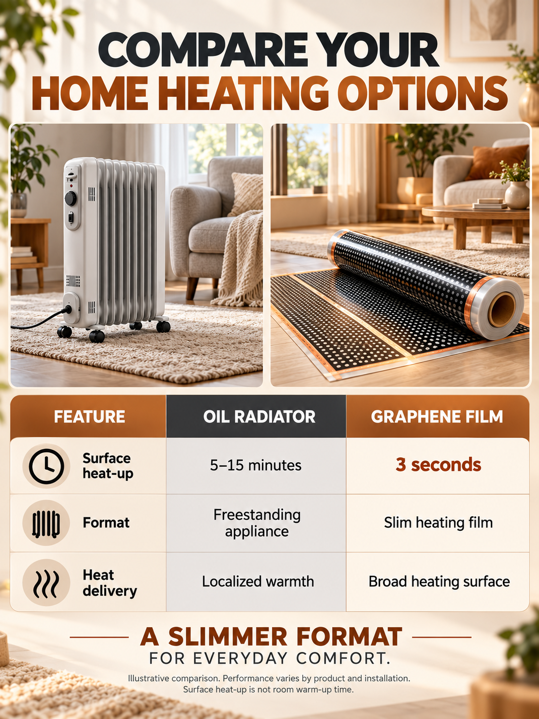 2026 All New German High-Tech Graphene Wall Heater
