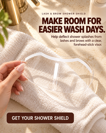💧 Lash Shower Shield – Keep Your Lashes Dry While Washing Your Hair