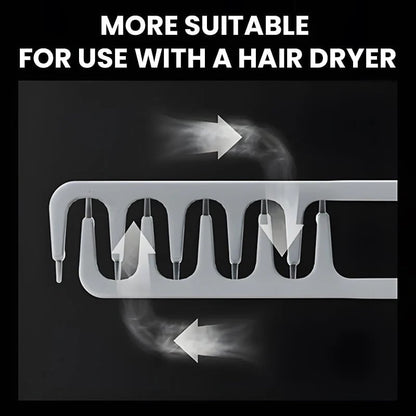 💇2026 Upgrade Volumizing Comb, Wide-Tooth Styling for All Hair Lengths, Men & Women