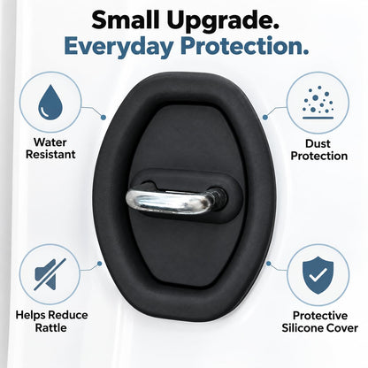 Self-Adhesive Door Latch Lock Covers – 4 or 8 Pieces 🚪✨