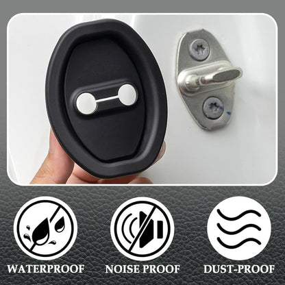 Self-Adhesive Door Latch Lock Covers – 4 or 8 Pieces 🚪✨