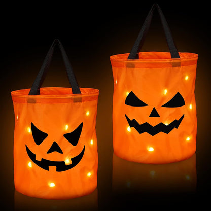 LED Halloween Pumpkin Candy Bags🎃