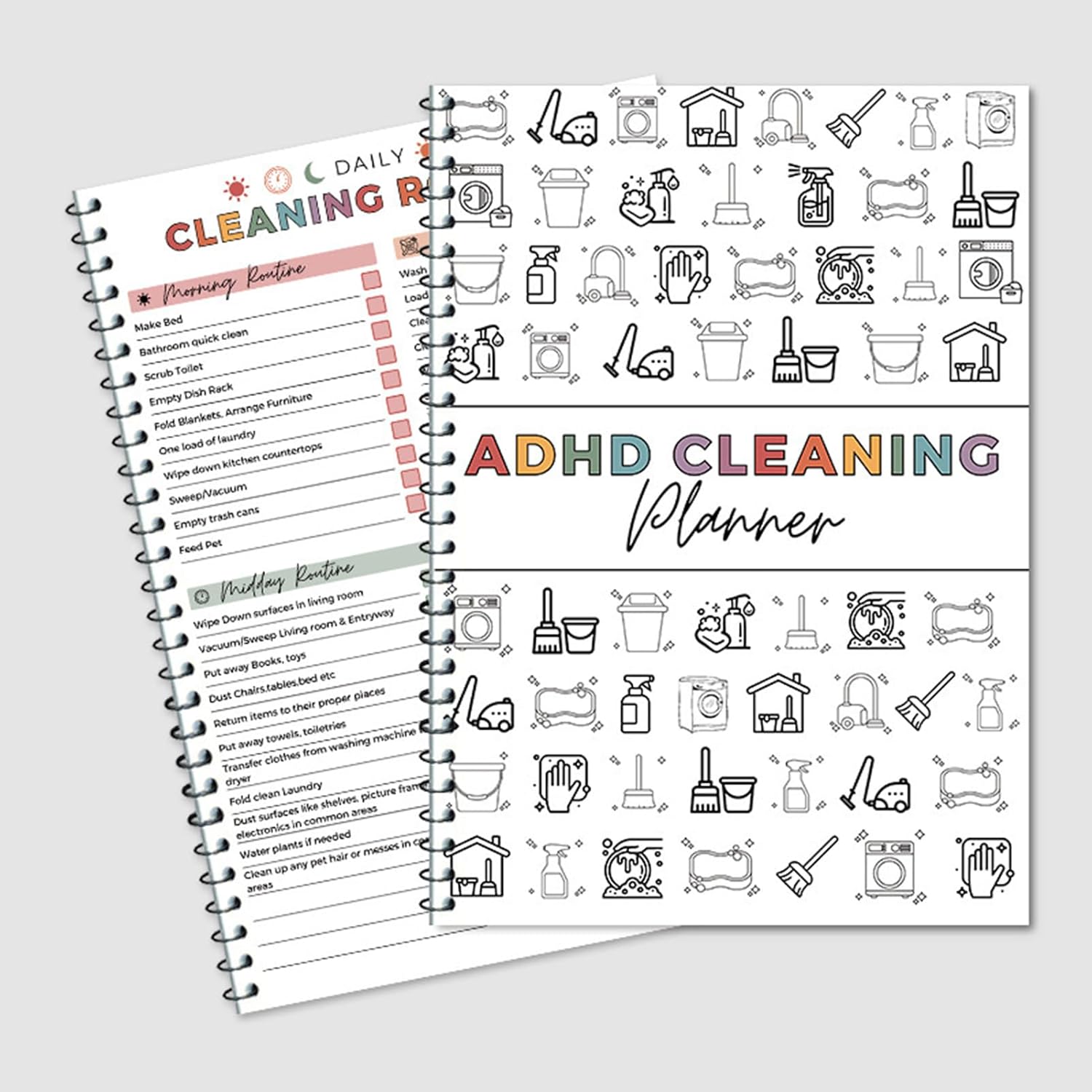 ⏰ADHD Cleaning & Organizing Toolkit - Chore Planner✔
