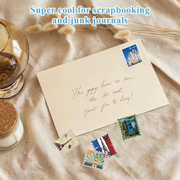 Stamp Punch,Postage Stamp Puncher, Lever Paper Punches for Crafting & Scrapbooking