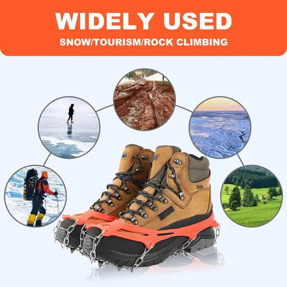 🧊 Ice Cleats for Shoes – Anti-Slip Snow Grips for Winter Walking & Hiking