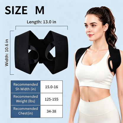 Shoulder Straps - Posture Support Straps for Men & Women – Elastic Back Support 🧘