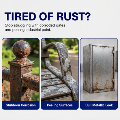 Water Based Metallic Silver Outdoor Anti Rust for Metal Renovation