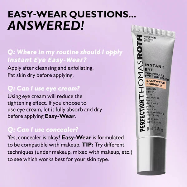 🌸Instant Eye Tightener Easy-Wear Formula – Ultimate Lift & Smooth Finish ✨