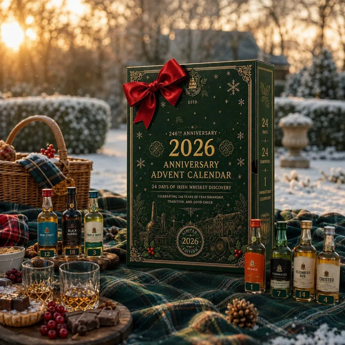 ❄️24‑Day Whiskey Tasting Advent Calendar Holiday Collection