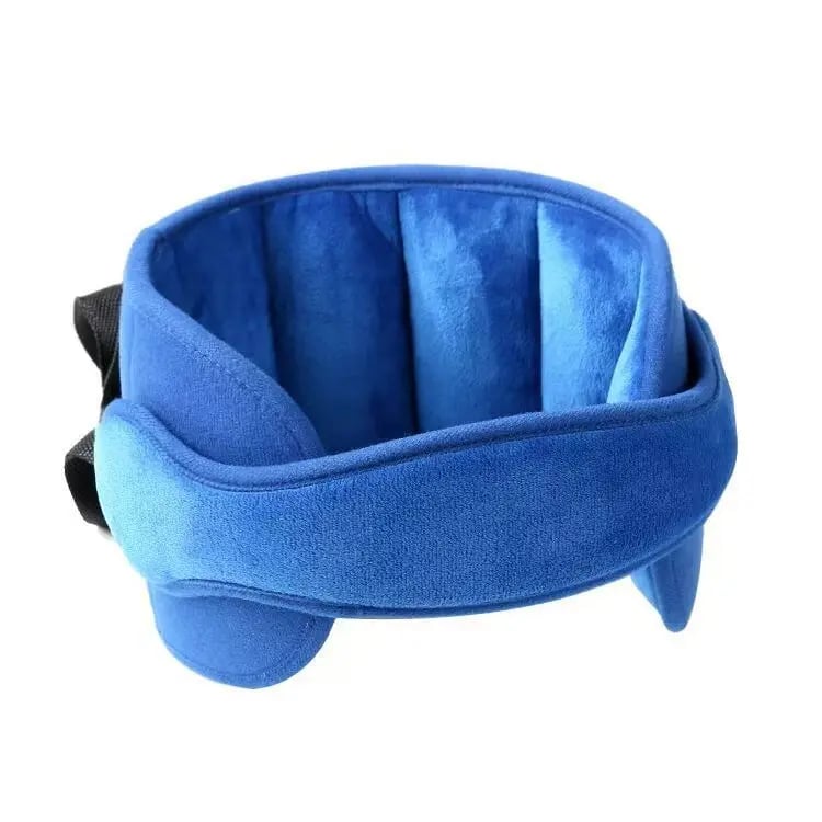 😴 Kids Car Seat Head Support Strap – Soft Adjustable Travel Headrest Accessory