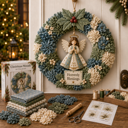 3D Fabric Poke Wreath DIY Kit🎄