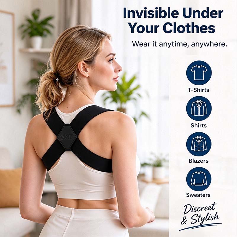 Shoulder Straps - Posture Support Straps for Men & Women – Elastic Back Support 🧘