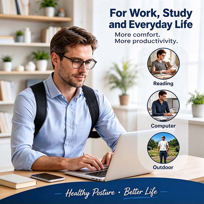 Shoulder Straps - Posture Support Straps for Men & Women – Elastic Back Support 🧘