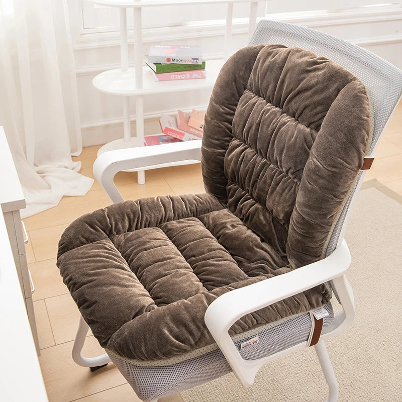 🔥 Cozy Heated Chair Cushion – Plush Seat & Back Warmer with Adjustable Heat & Timer！！！