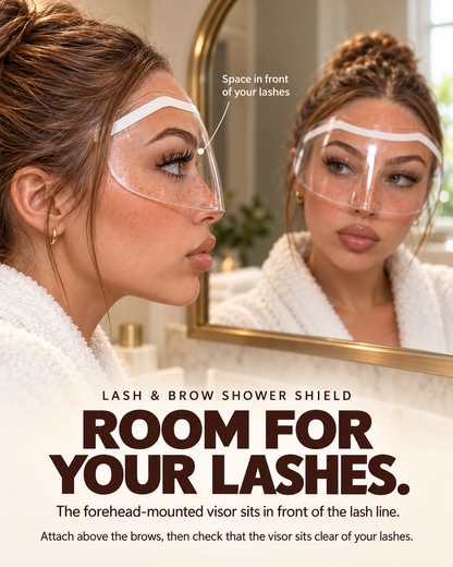 💧 Lash Shower Shield – Keep Your Lashes Dry While Washing Your Hair
