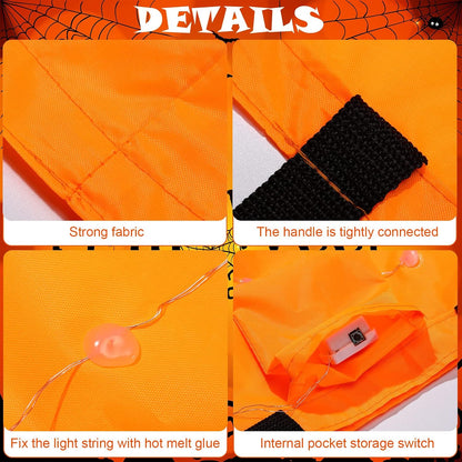 LED Halloween Pumpkin Candy Bags🎃