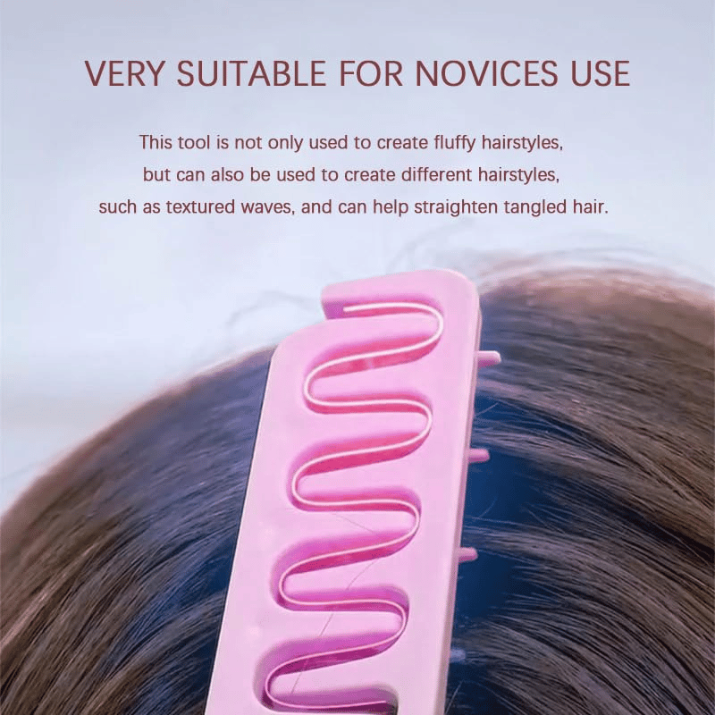 💇2026 Upgrade Volumizing Comb, Wide-Tooth Styling for All Hair Lengths, Men & Women