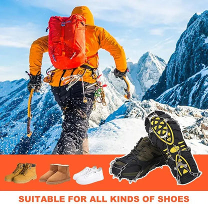 Ice Cleats for Shoes – Anti-Slip Snow Grips for Winter Walking & Hiking