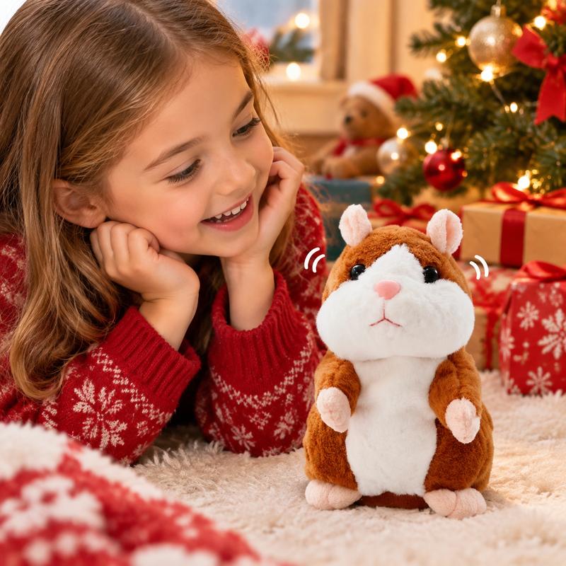 🐹 Talking Hamster Plush Toy – A Funny Gift That Repeats Your Words