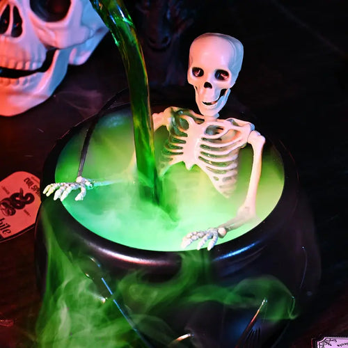 🧙‍♀️ Magic Mist Floating Potion Cauldron — Halloween Gothic Decor