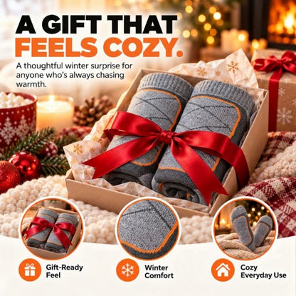 🥶 Tired of Freezing Feet in Winter?Rechargeable Heated Knee-High Socks for Lasting Cozy Warmth!