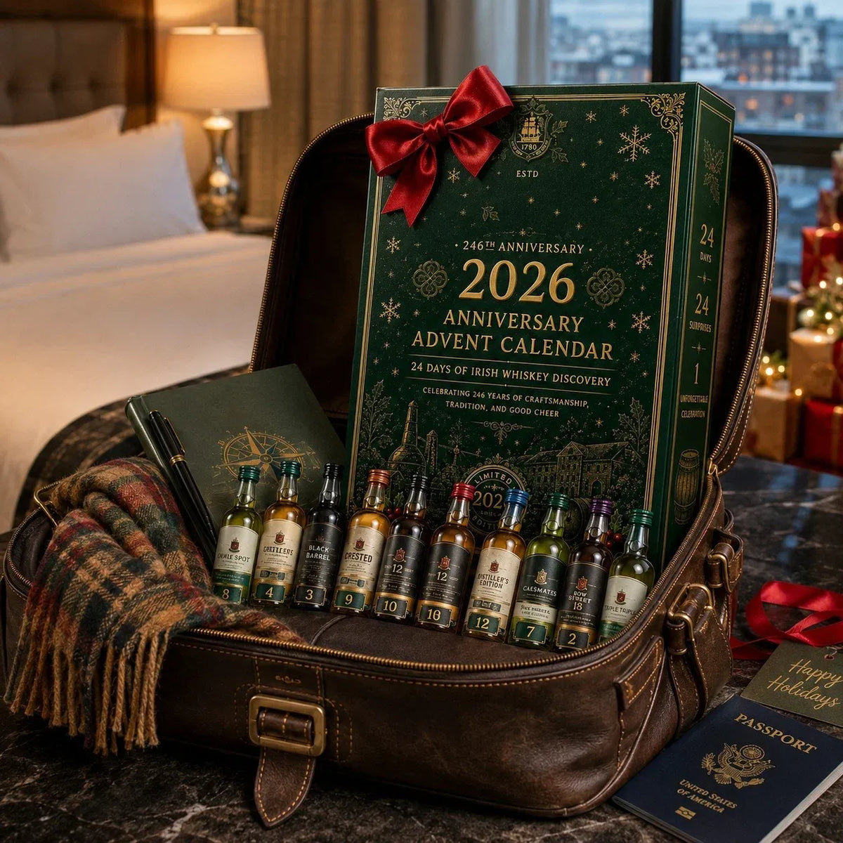 ❄️24‑Day Whiskey Tasting Advent Calendar Holiday Collection