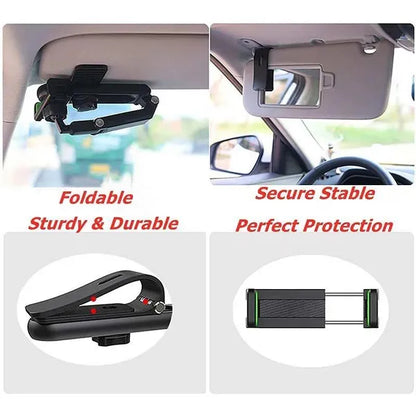 🏆New 1080° Multi-function Sun Visor Universal 360 Degree Rotating Phone Holder