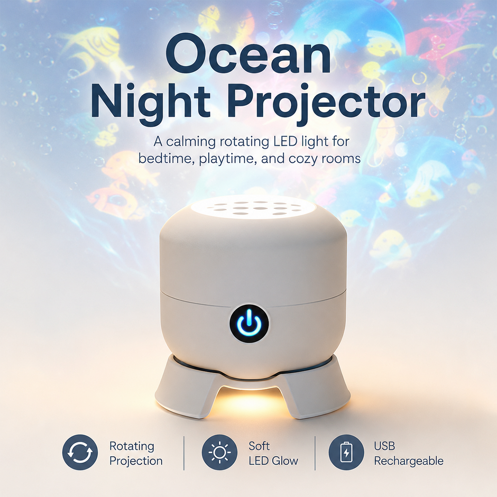 Dynamic Rotating LED Projector Light