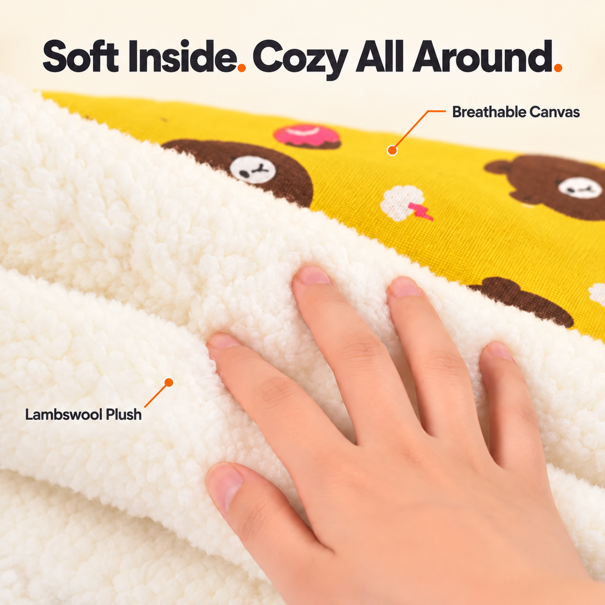 🐱💤 Cozy Cat Sleeping Bag – Ultra-Soft Plush Hideaway Bed for Cats ✨
