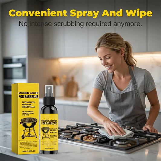 🧽 Heavy-duty BBQ cleaner – dissolves carbon, grease, and baked-on grime!