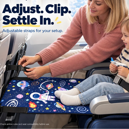 ✈️ Kids’ Airplane Seat Extender – Foldable Travel Leg Rest, No Inflation Needed 🚀