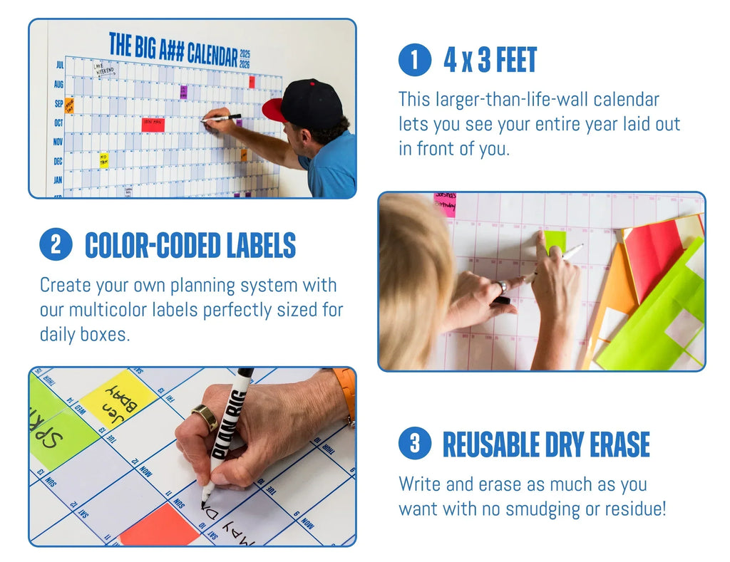 The Big Bright Calendar Kit 2026 📅