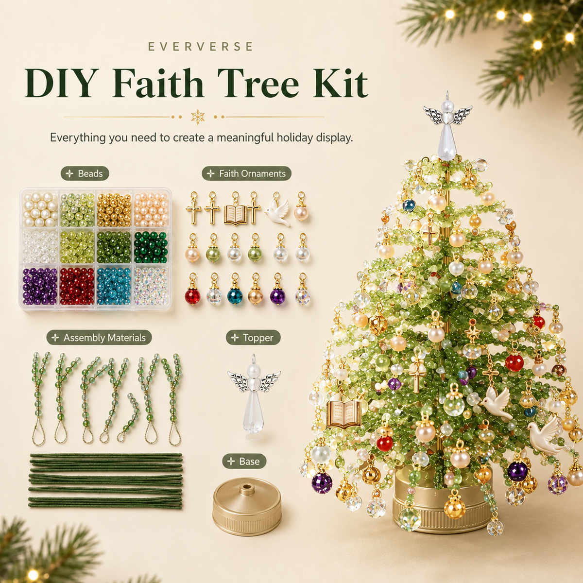 Eververse DIY Beaded Christmas Tree Kit