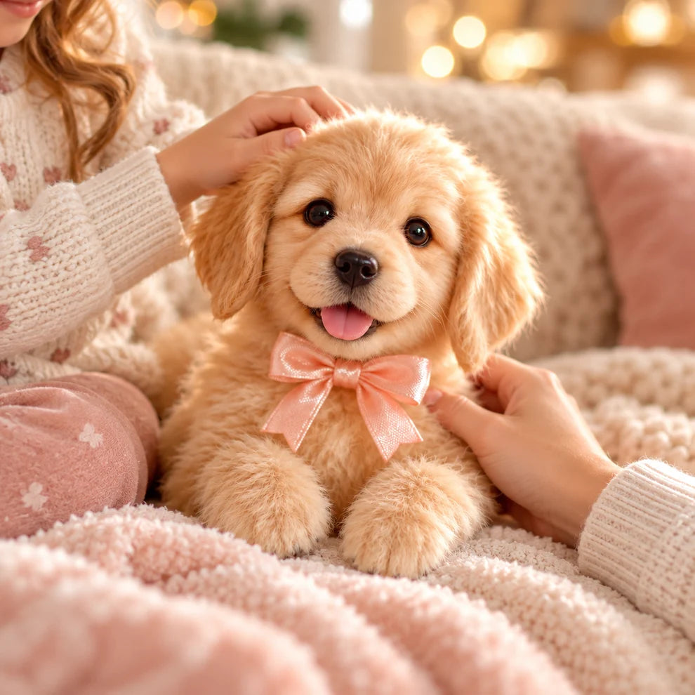 🐶Realistic Robotic Golden Retriever Puppy ✨ The Cutest Christmas Surprise🎁