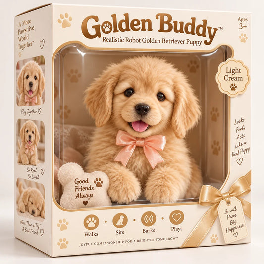 🐶Realistic Robotic Golden Retriever Puppy ✨ The Cutest Christmas Surprise🎁