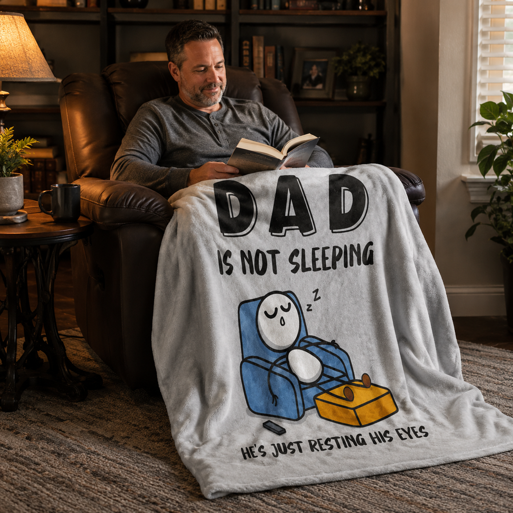 Dad's New Favorite Blanket