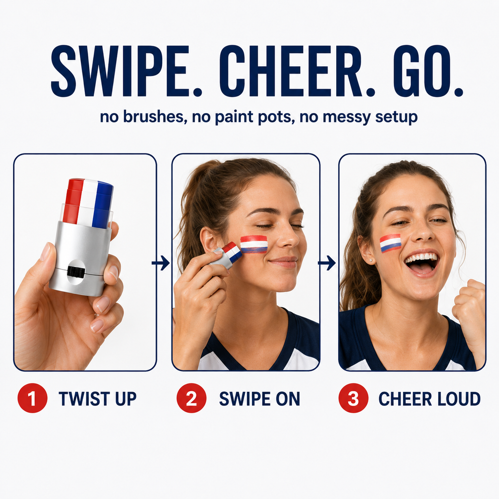 Flag Face Paint
