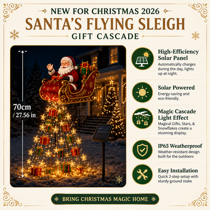 ✨ 2026 New Santa’s Flying Sleigh Gift Cascade