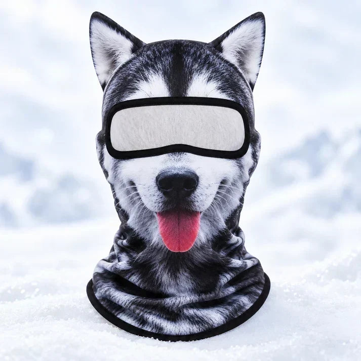 3D Cat Ski Mask with Ears – Funny Windproof Balaclava for Skiing & Festivals