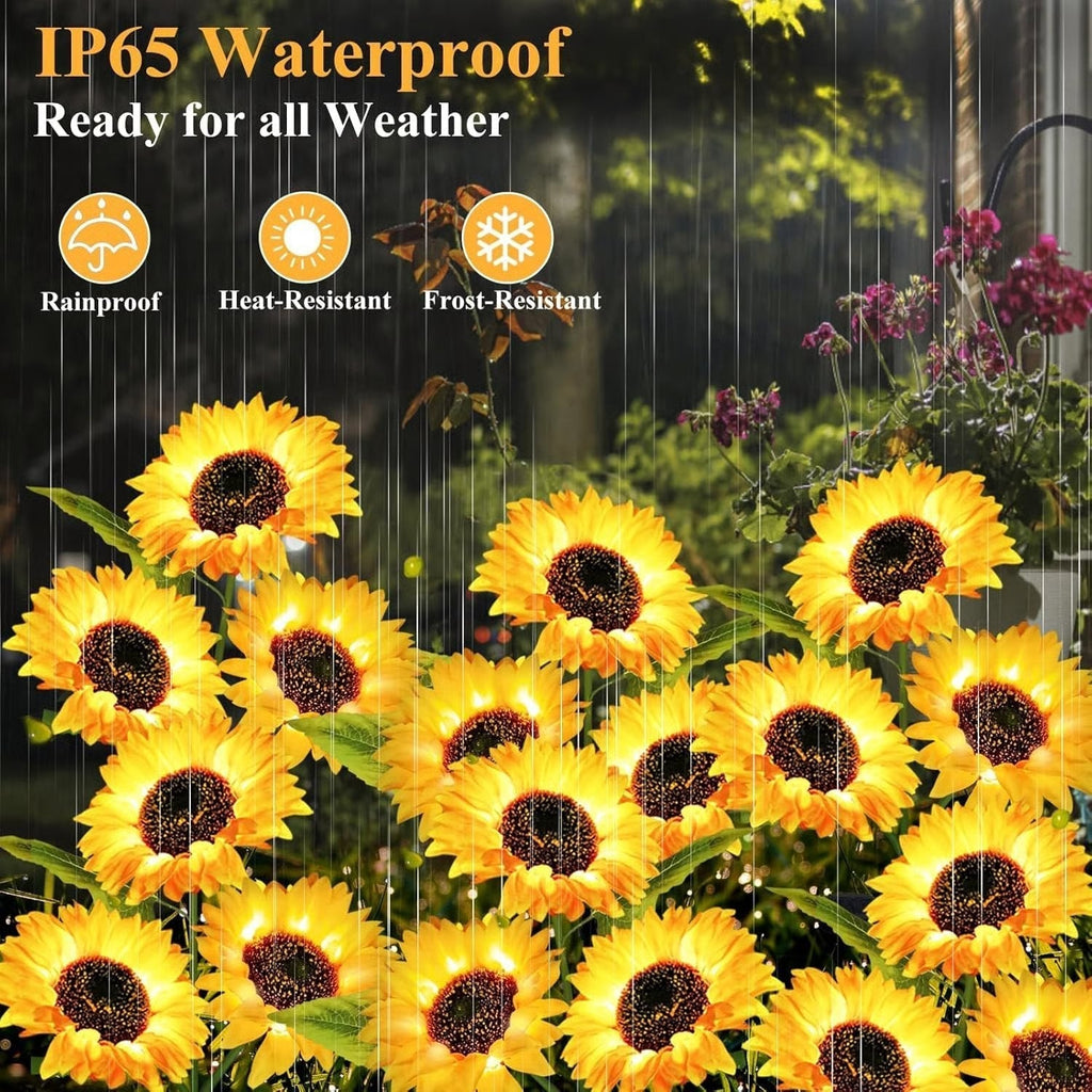 🌻Sunflower Solar Powered Lights for Garden