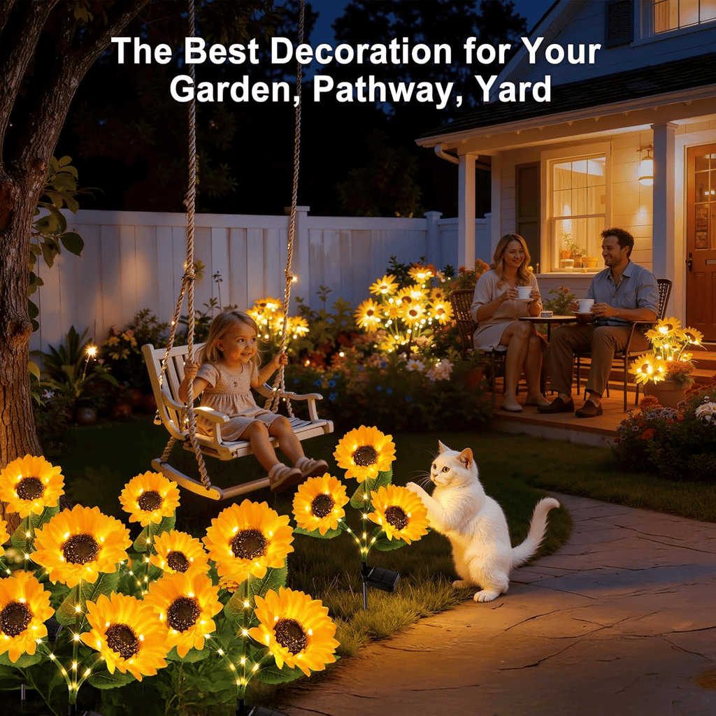 🌻Sunflower Solar Powered Lights for Garden