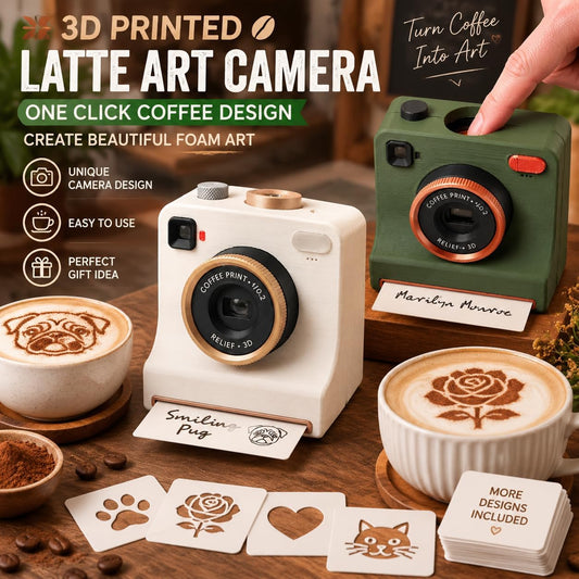 ☕Latte Art Maker Camera Tool – Turn Every Coffee Into A Creative Masterpiece 🎨