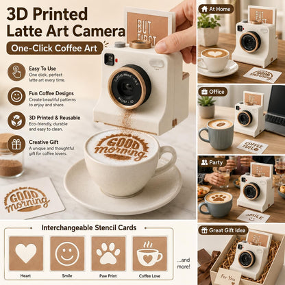 ☕Latte Art Maker Camera Tool – Turn Every Coffee Into A Creative Masterpiece 🎨