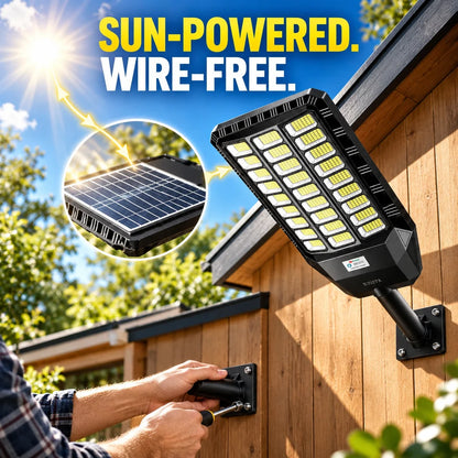 ☀️ Ultra Bright Solar LED Street Light System✨ Solar-Powered & Energy-Saving